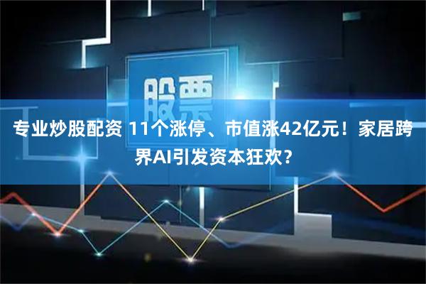 专业炒股配资 11个涨停、市值涨42亿元！家居跨界AI引发资本狂欢？