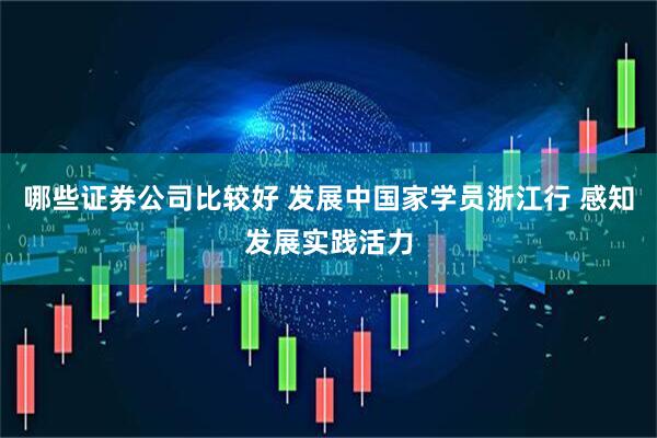 哪些证券公司比较好 发展中国家学员浙江行 感知发展实践活力
